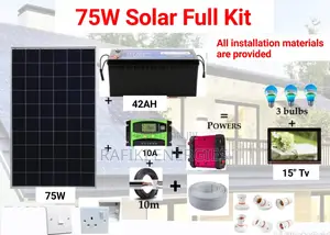 75W Solar System / 75W Solar Full Kit