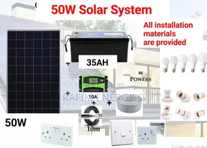 50W Solar System / 50W Solar Full Kit