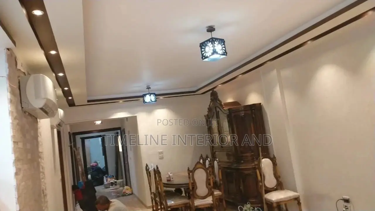 Gypsum in Ceilings Sides.