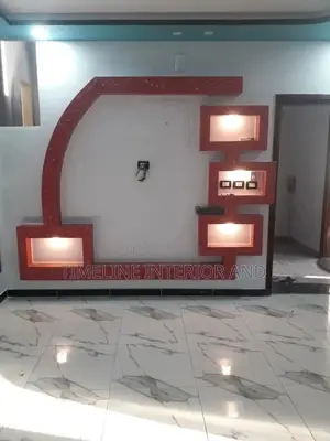 Gypsum Boards Tv Unit Wall Installation.