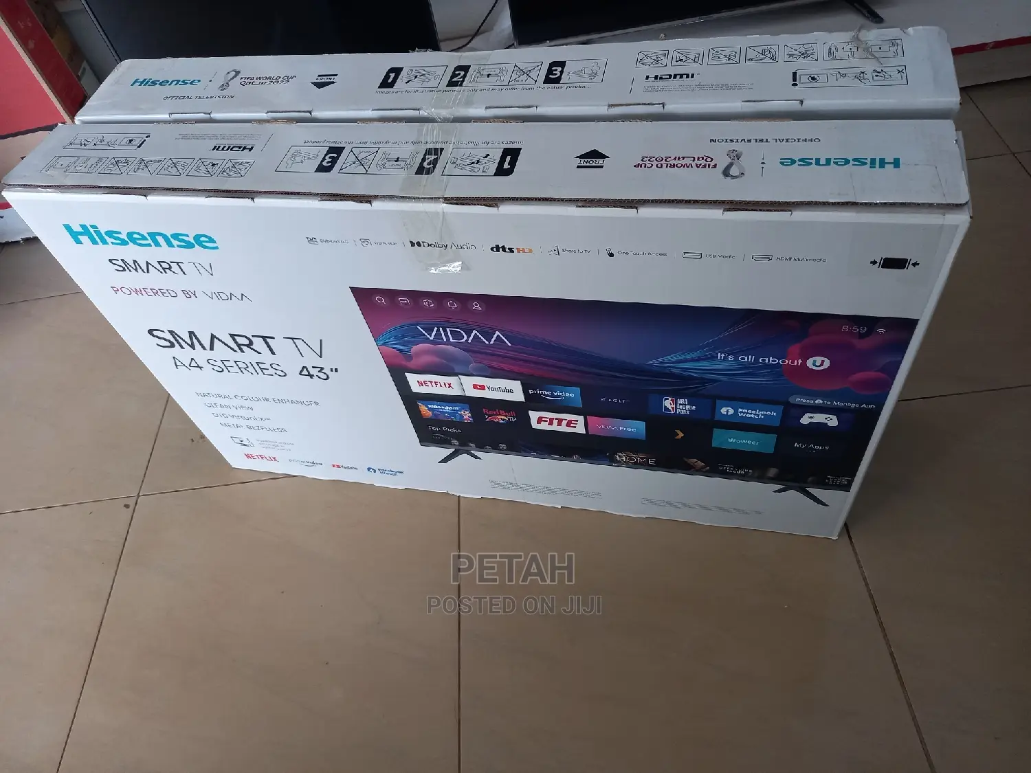 Smart 43 Inches Hisense Flat Screen Tv