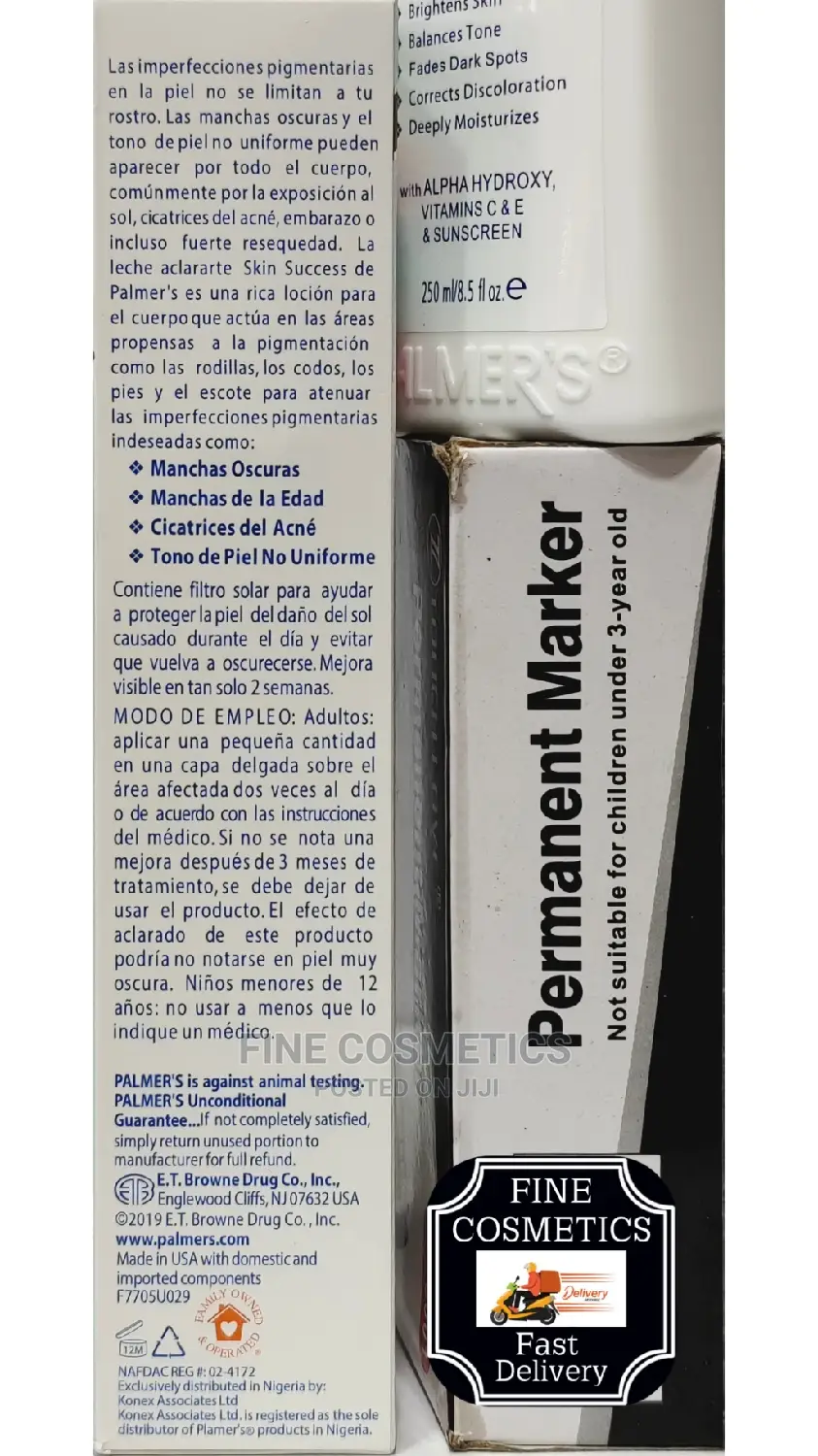 Palmer's Skin Success Fade Milk Lotion With "Retinol" 250ml