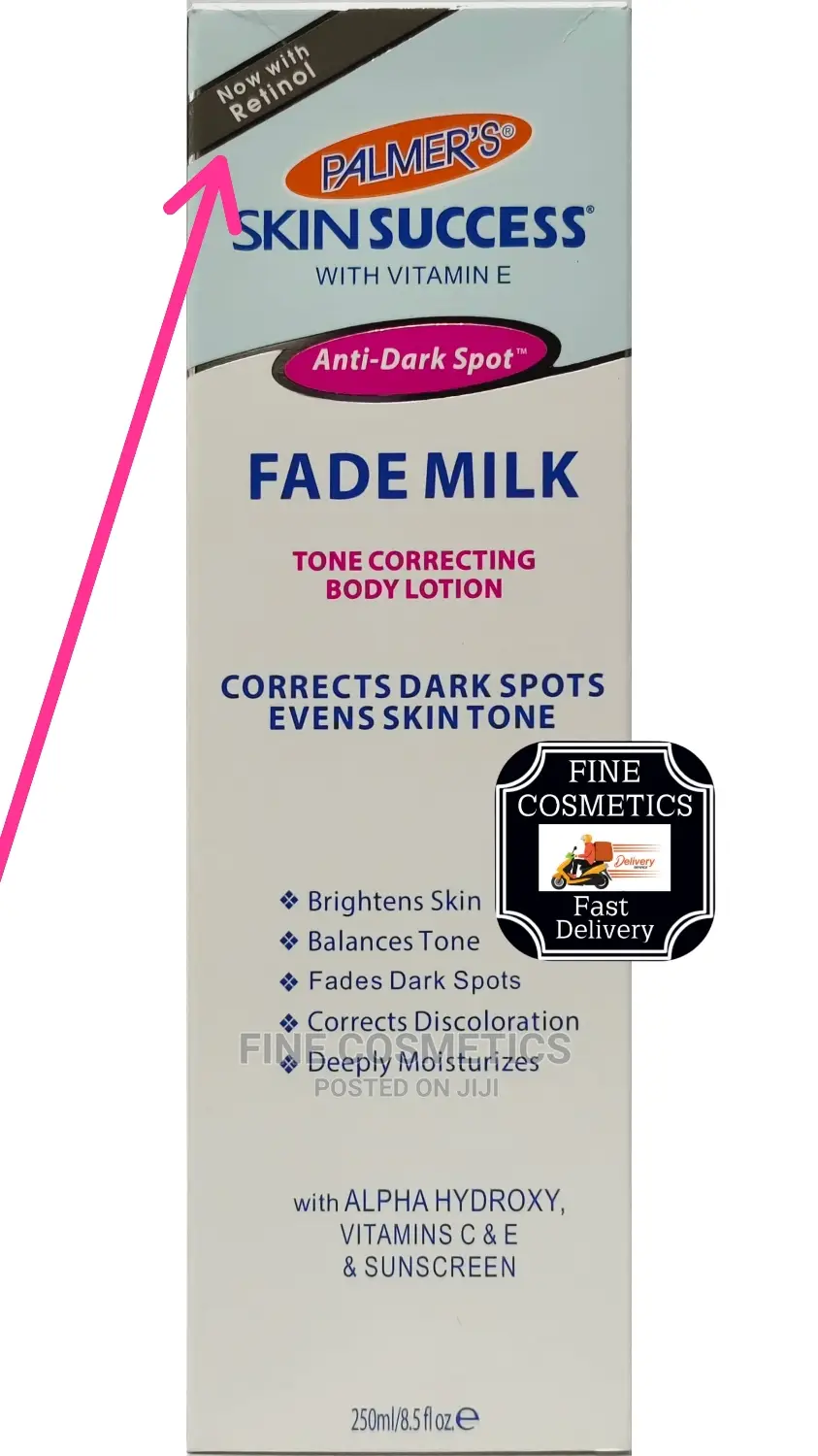 Palmer's Skin Success Fade Milk Lotion With "Retinol" 250ml