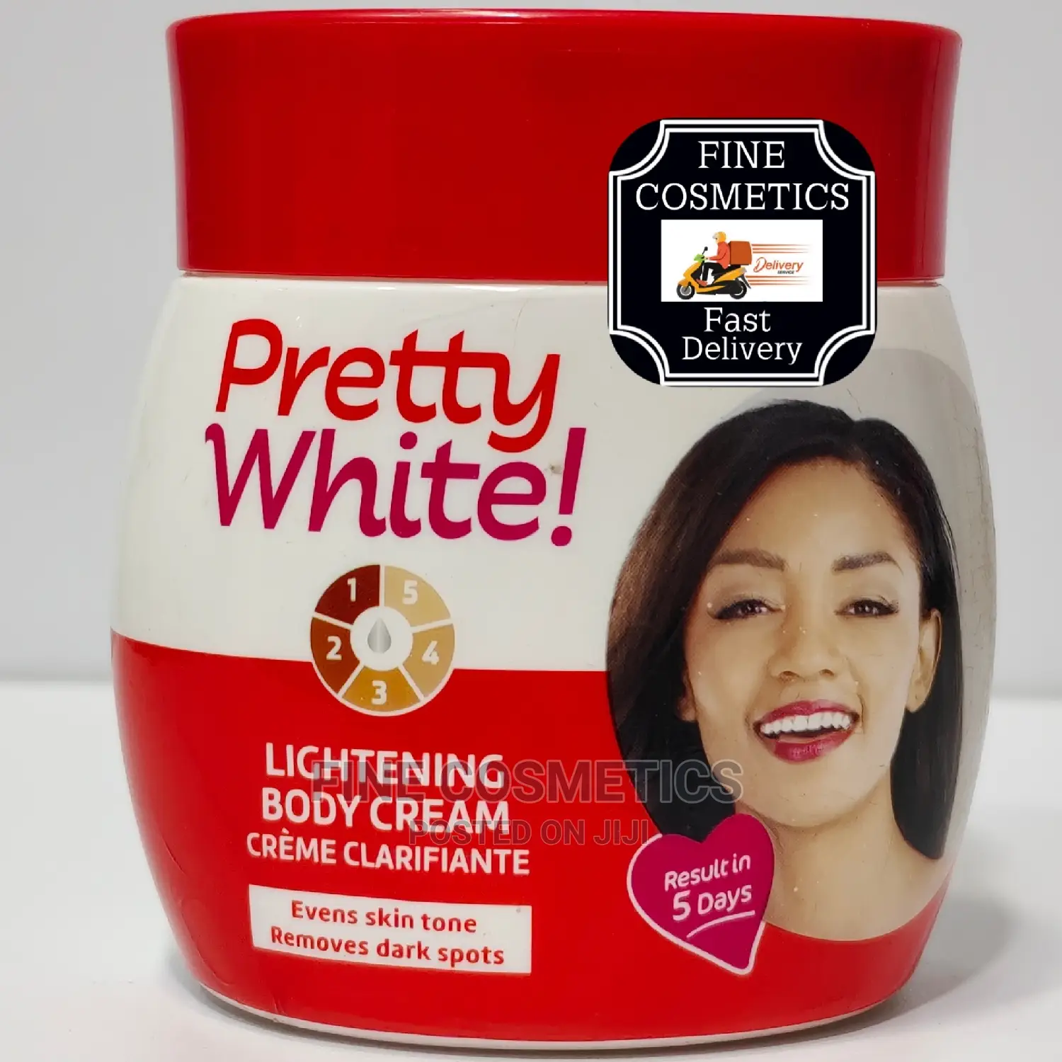 Pretty White Lightening and Uniforming Body Cream 300ml