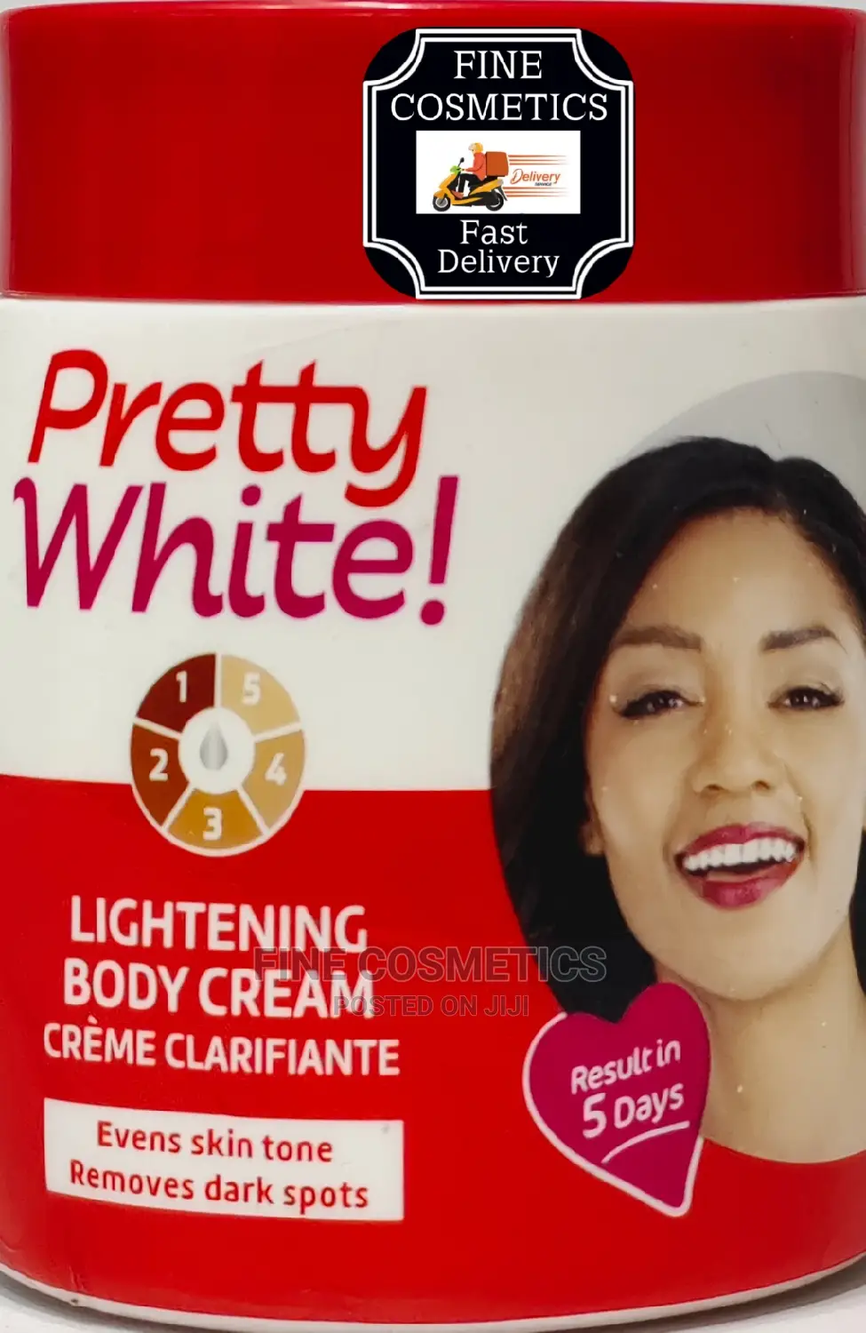 Pretty White Lightening and Uniforming Body Cream 300ml