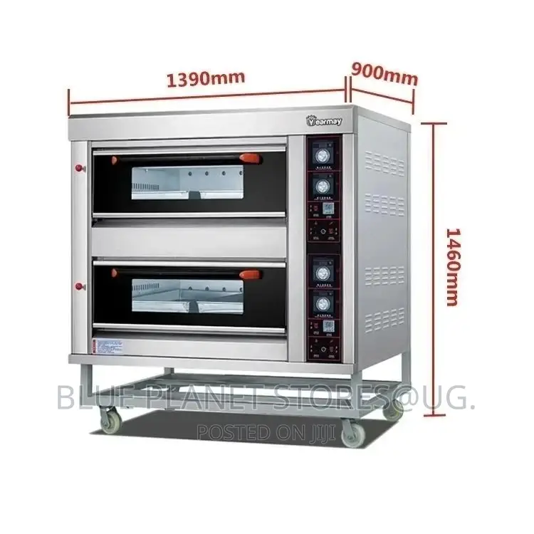 Commercial Automatic Pizza/Bakery Gas Ovens || Double Decker