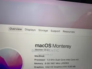 Laptop Apple MacBook 8GB Intel Core M SSD 256GB
