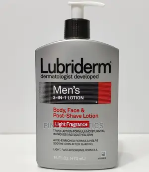 Lubriderm 3-in-1 Men's Moisturizing Body Lotion With Aloe