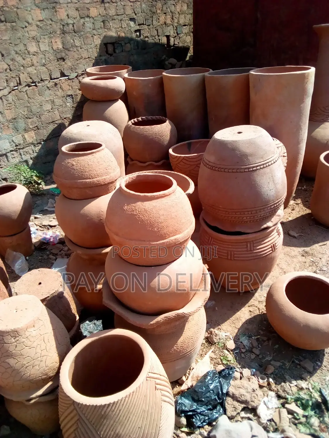 Natural Clay Flower Pots