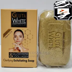 Gluta White USA Glutathione And Collagen Exfoliating Soap