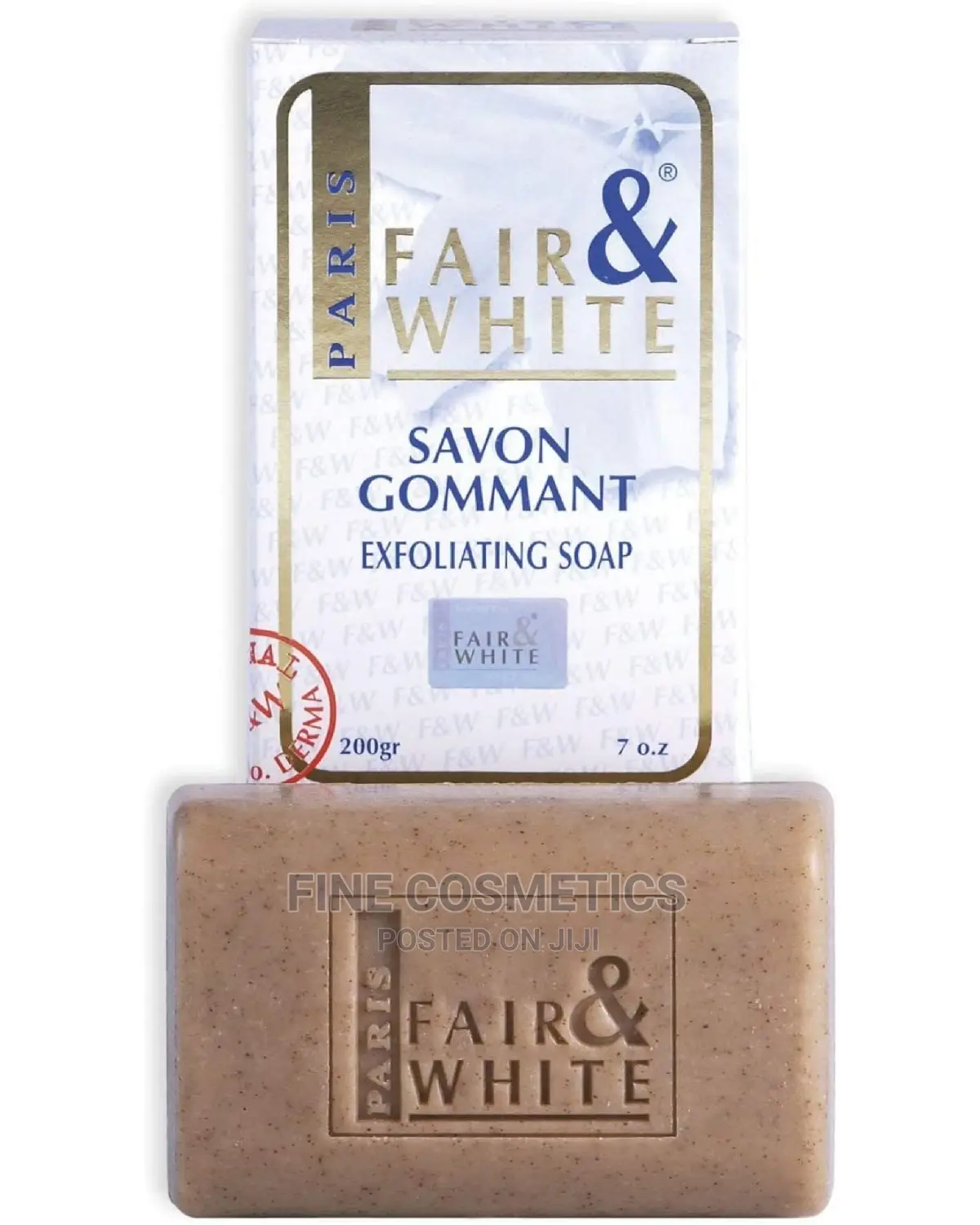 Fair And White Soap Paris Savon Gommant Exfoliating Soap.