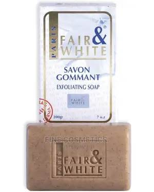 Fair And White Soap Paris Savon Gommant Exfoliating Soap.