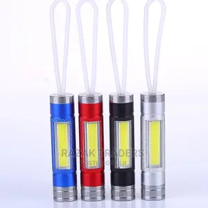 MINI LED Flashlight COB Work Light Powered by One AAA