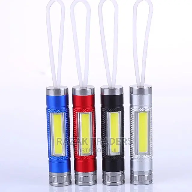 MINI LED Flashlight COB Work Light Powered by One AAA