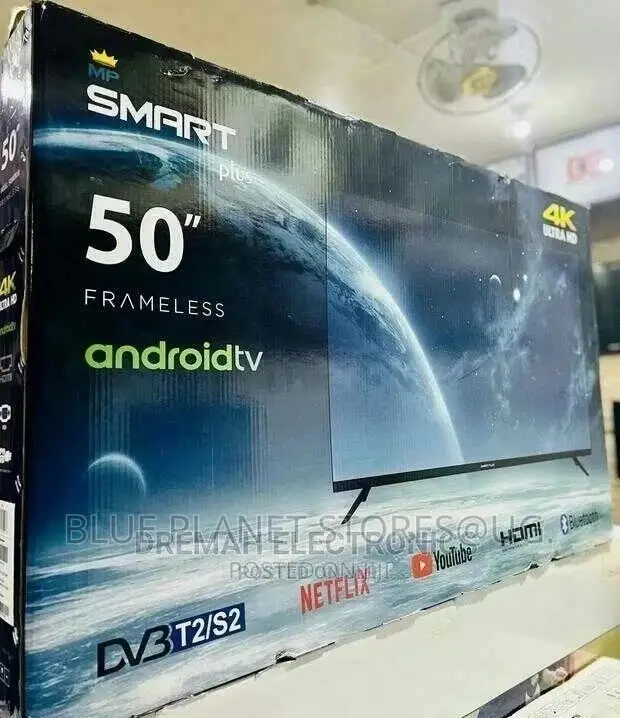 SMARTPLUS 50inch UHD Frameless Smart Tvs || Android 2022