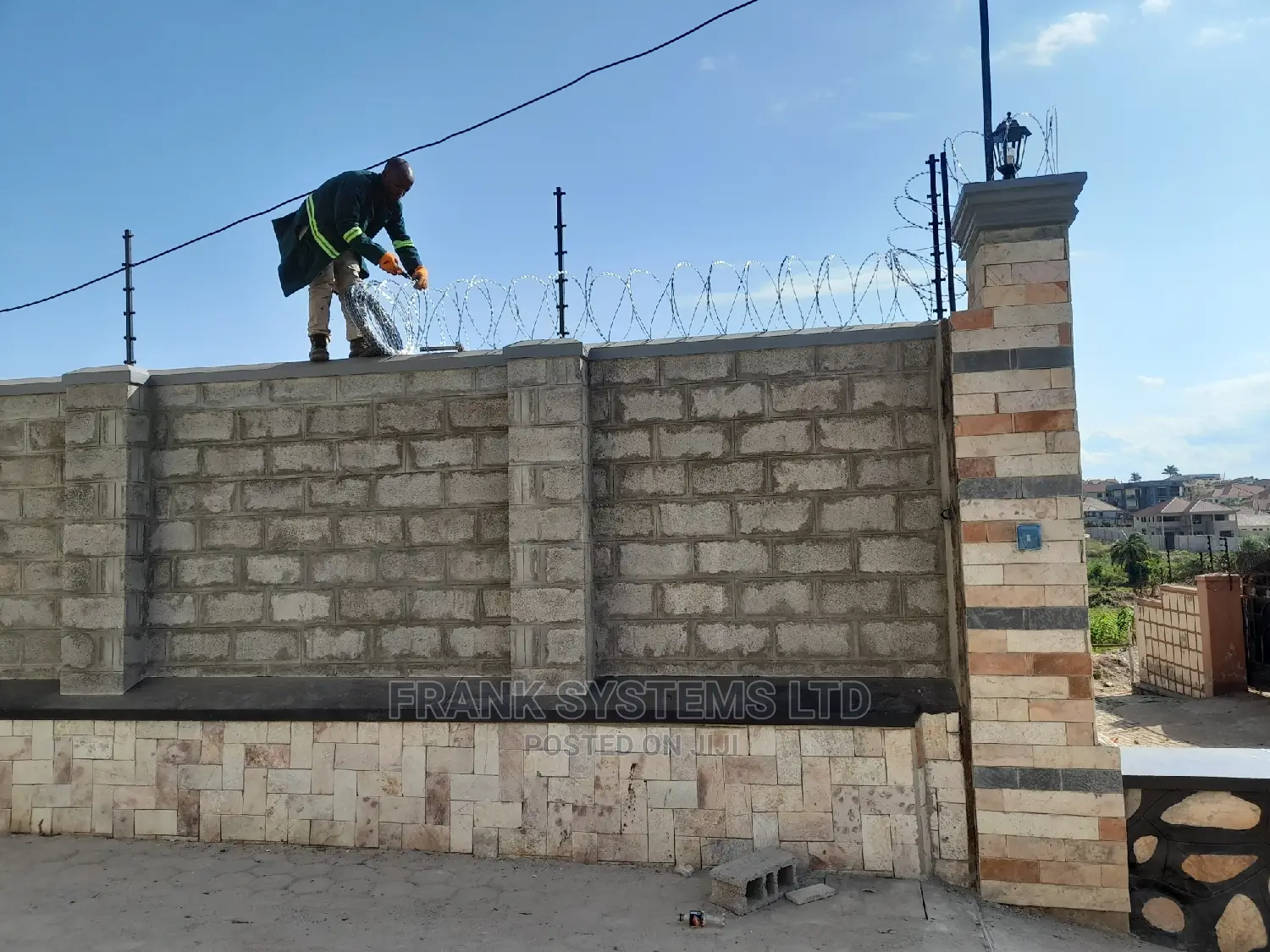 Razor Wire Fencing Installation