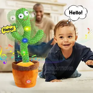 Dancing Cactus Plant Talk Repeat Funny Kid Decor Toy