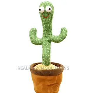 Dancing Cactus Plant Talk Repeat Funny Kid Decor Toy