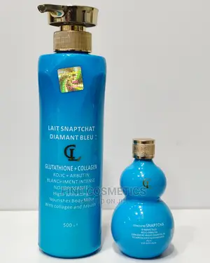 Original Snaptchat Lotion and Serum Set, Collagen Lightening Products