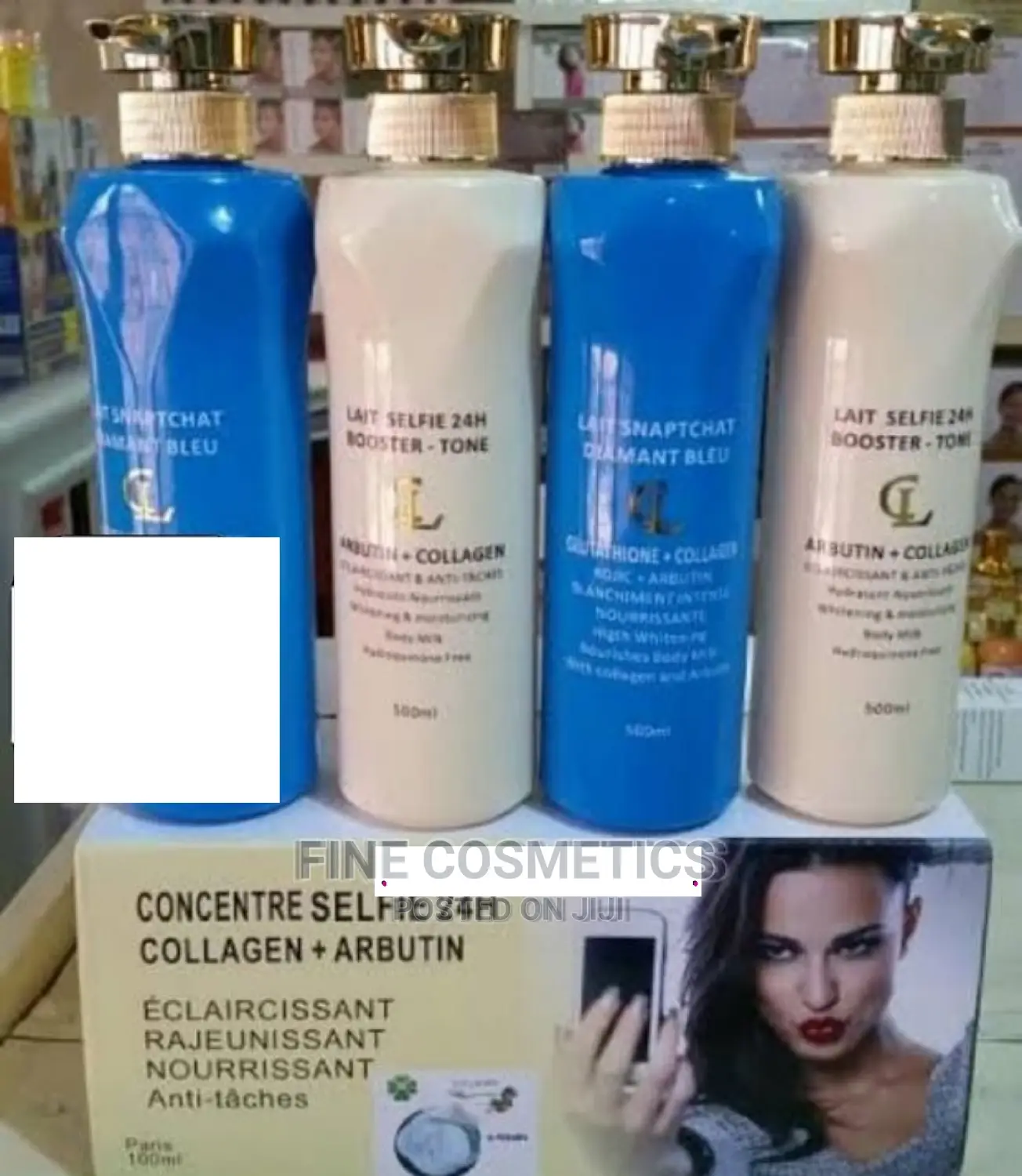Snaptchat Lotion, Diamant Bleu Collagen Lightening Lotion