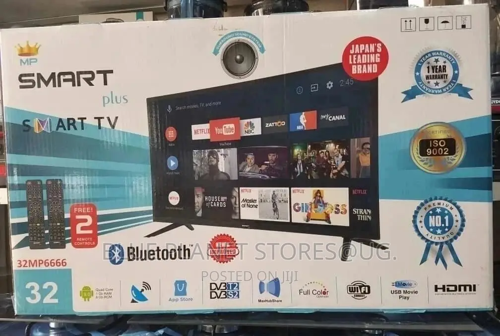 Smartplus 32inch Full HD Smart Tvs || Bluetooth + 2 Remotes