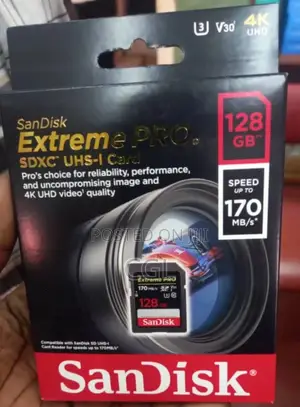 128gb Sandisk Extreme Pro SDXC Memory Cards