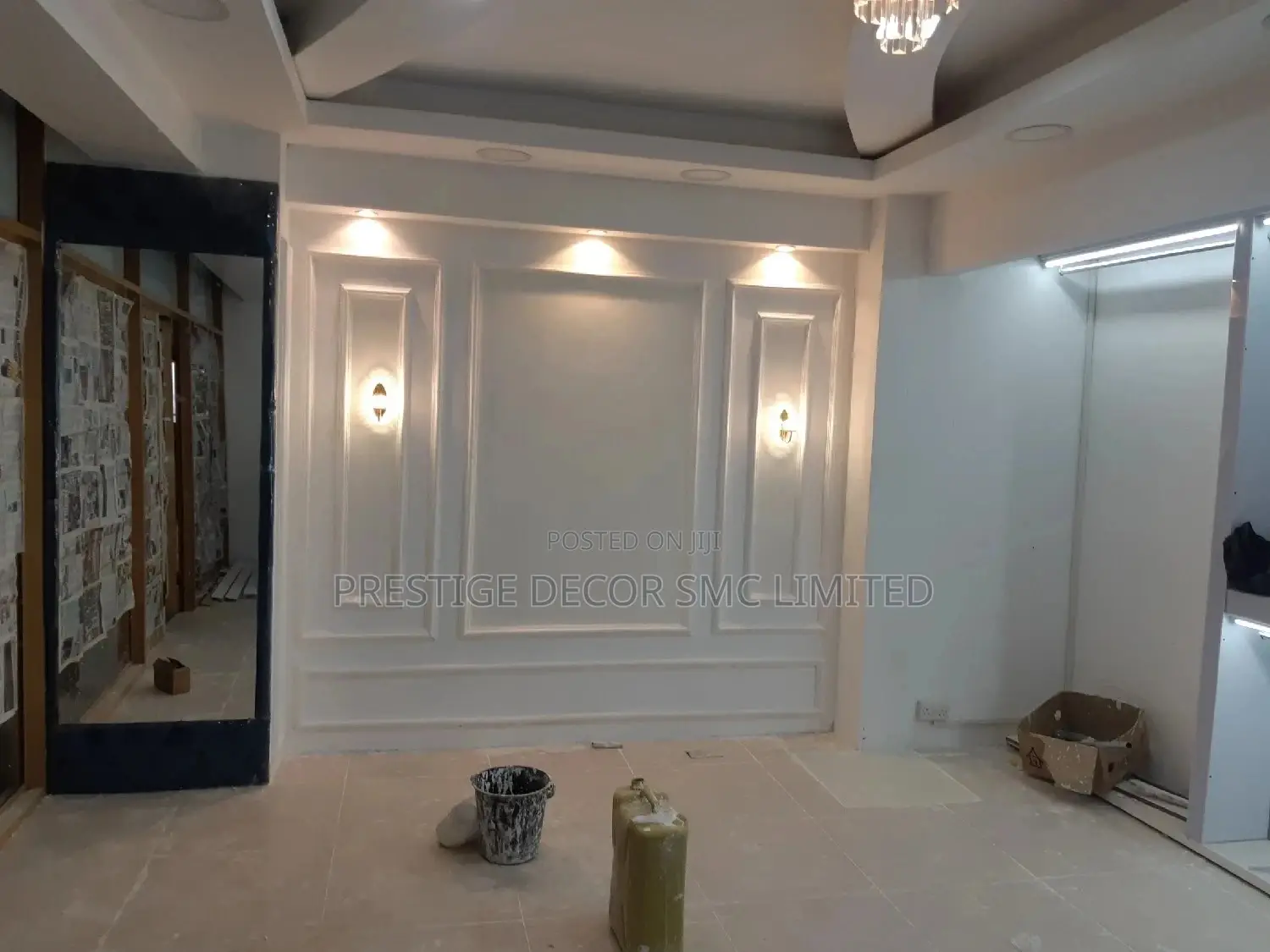 Gypsum Instalation and Interiol Designing