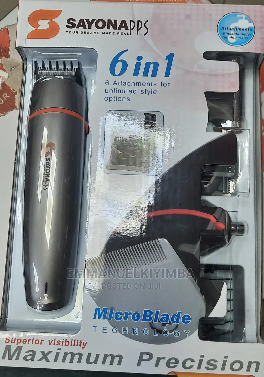 Sayonapps 6in1 Maximum Hair Trimmer