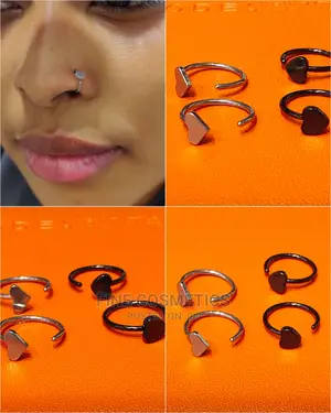 Body Piercing Stainless Steel Darling Heart Nose Ring Hoop