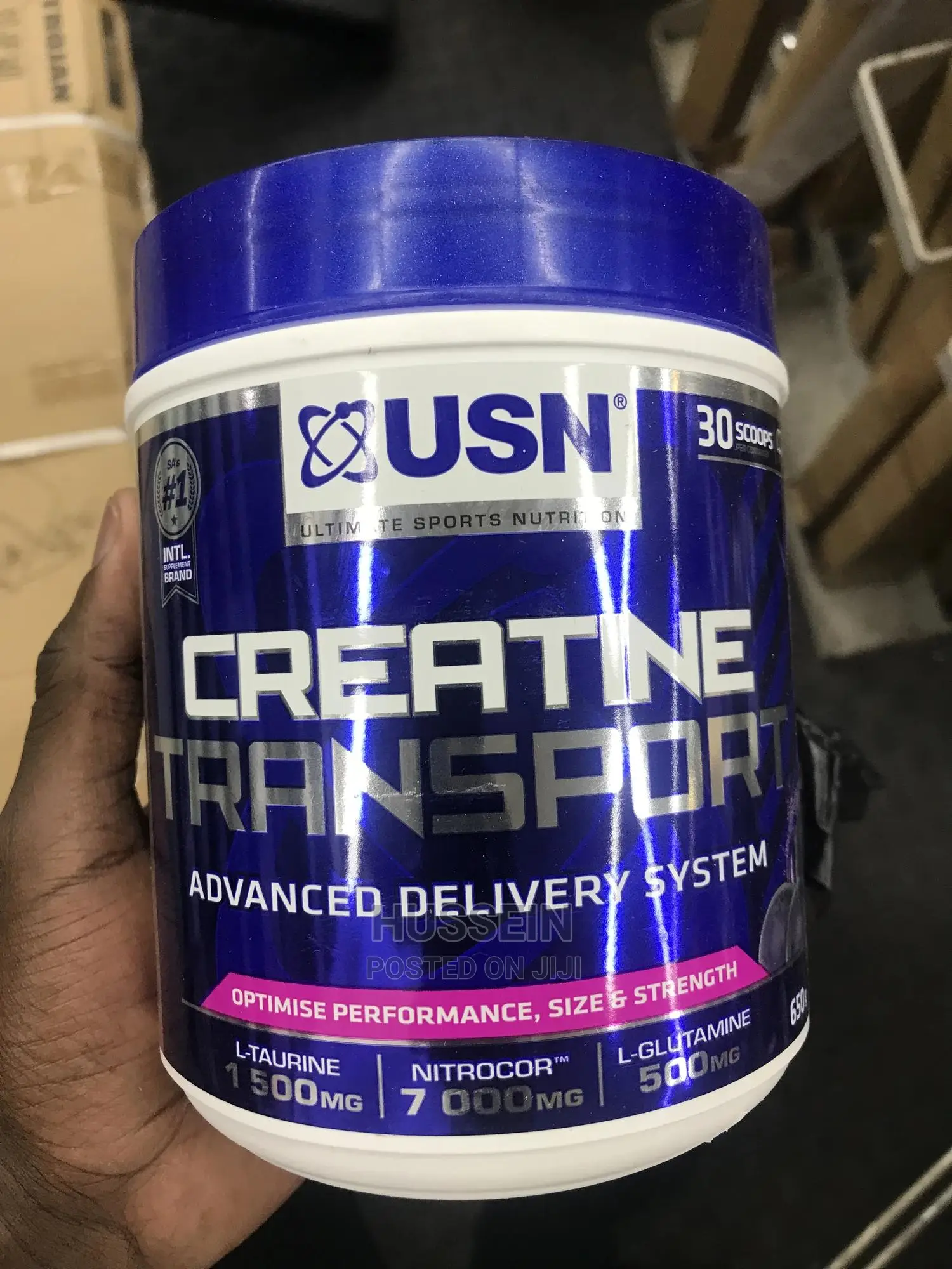 USN Creatine Transport System - 650g - Grape,Orange