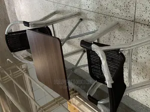 Set of Foldable Table and 2 Aluminum Chairs