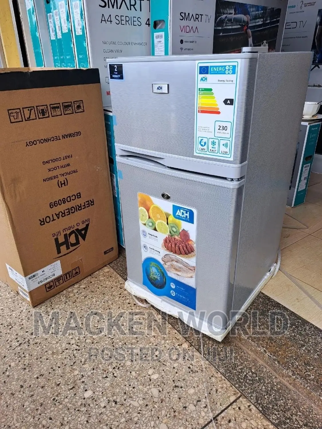 130L Adh Double Door Fridge