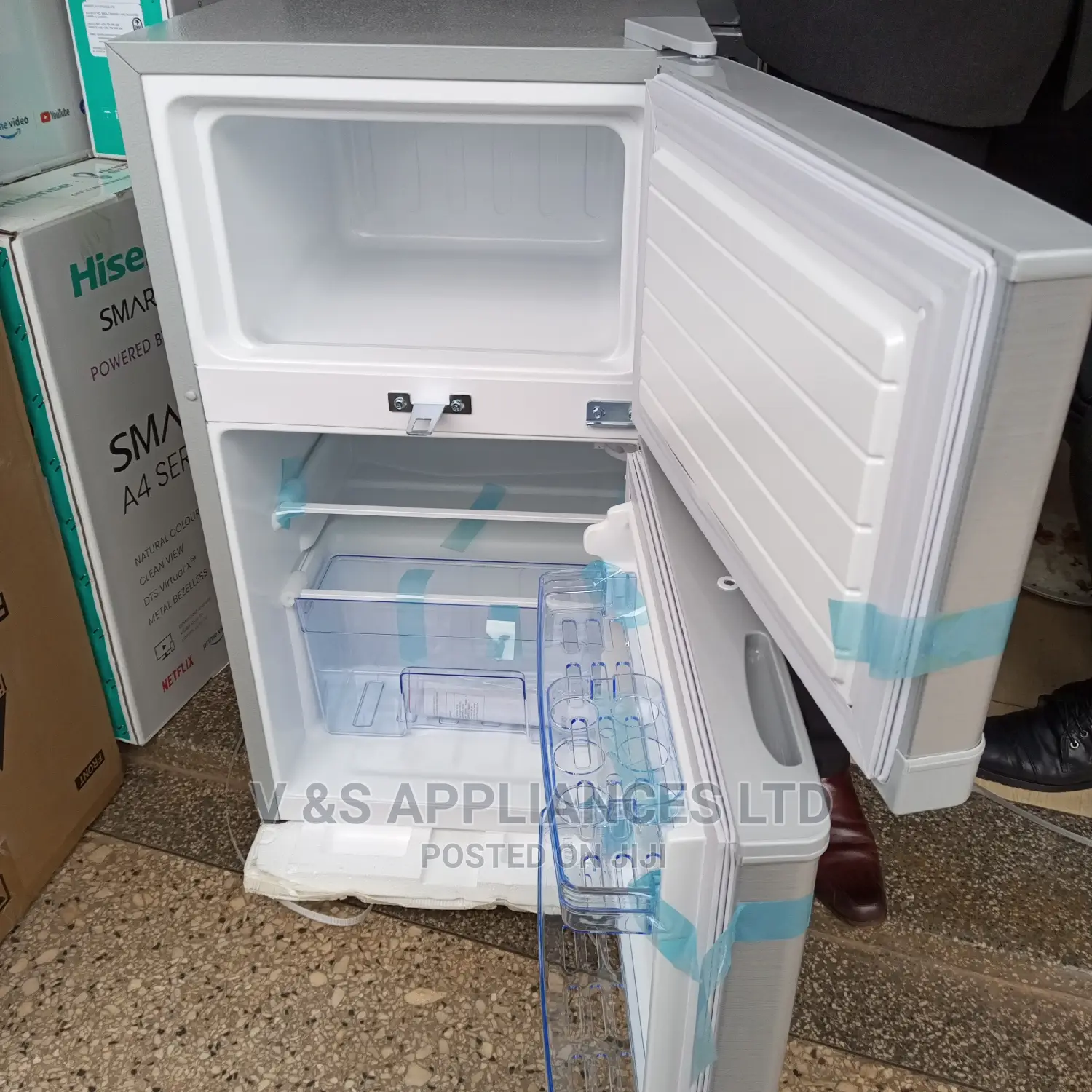 98l Adh Double Door Fridge
