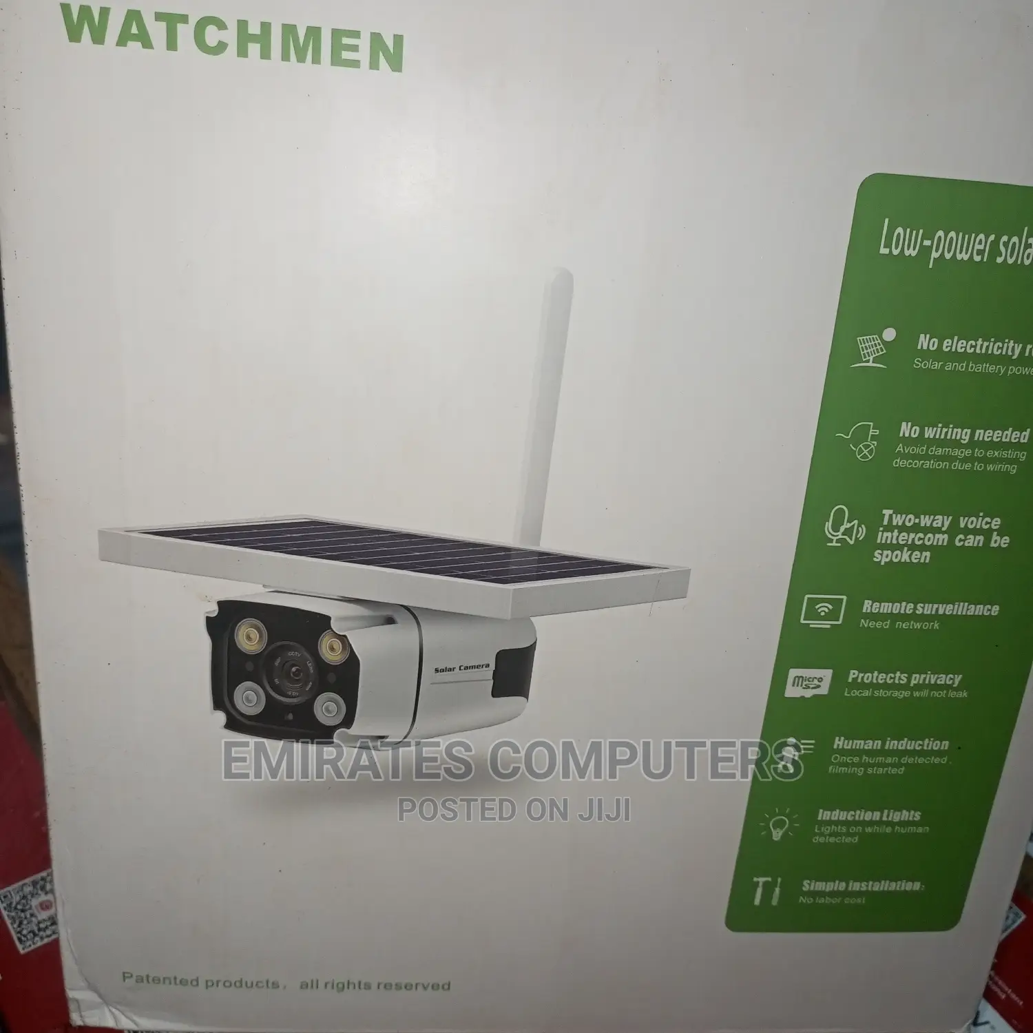 Solar CCTV Camera.