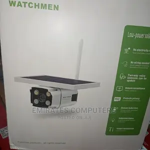 Solar CCTV Camera.