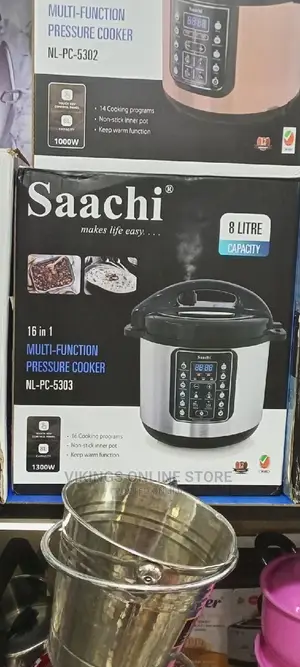 16 in 1 Saachi Multi Function Pressure Cooker.