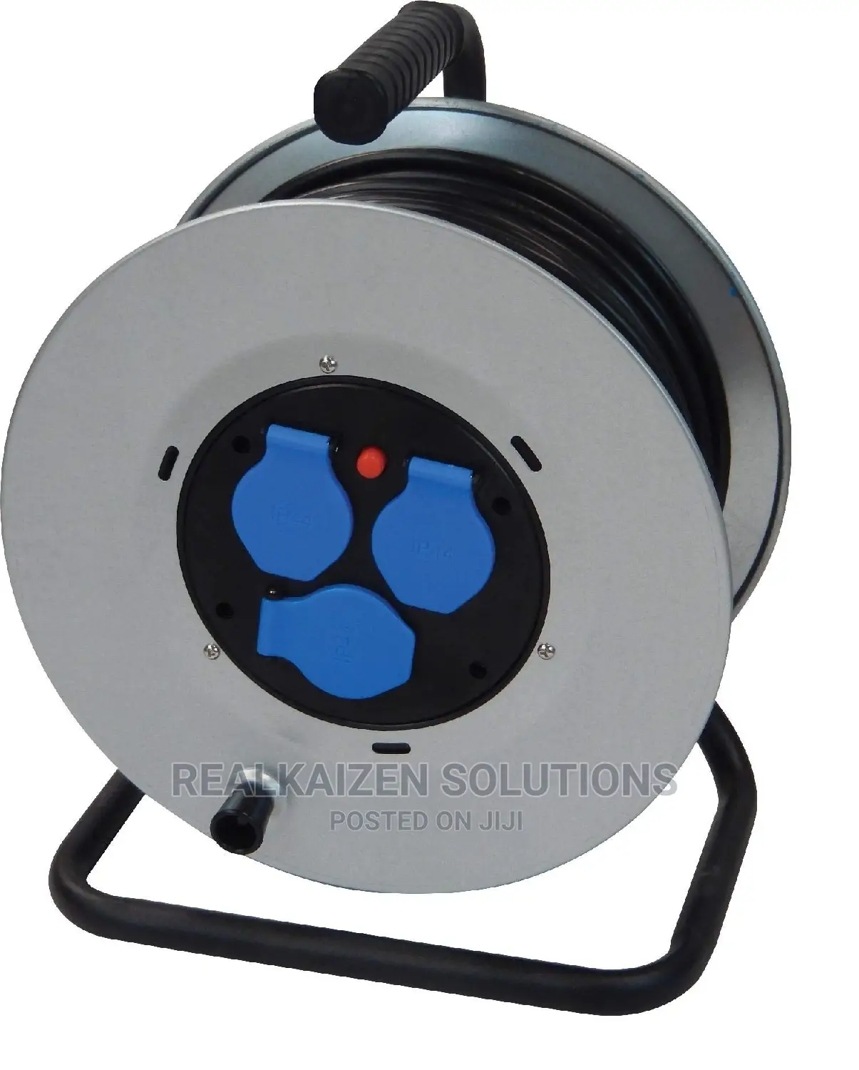 Italy FRIGGERI 3 Way Socket Plug Extension Cable Reel 50m