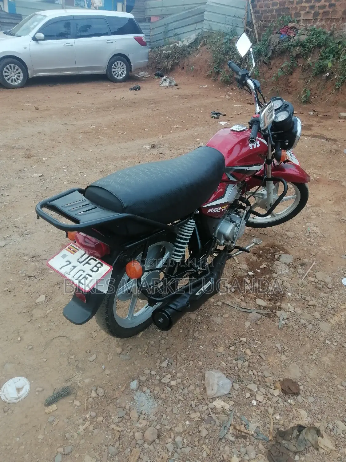 New TVS Apache 160 4V 2021 Red