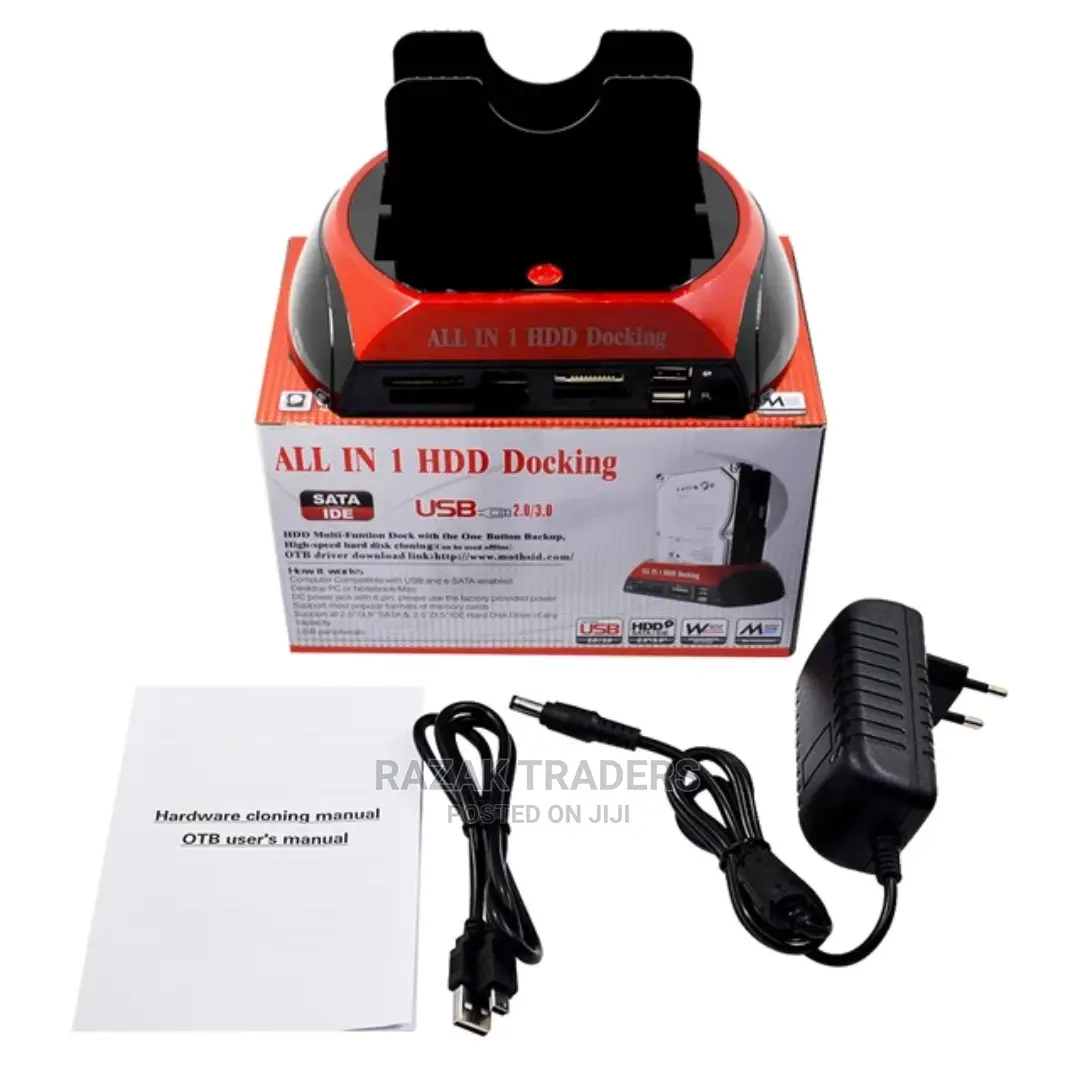 All in 1 HDD Docking Station USB 2.0 2.5" 3.5"