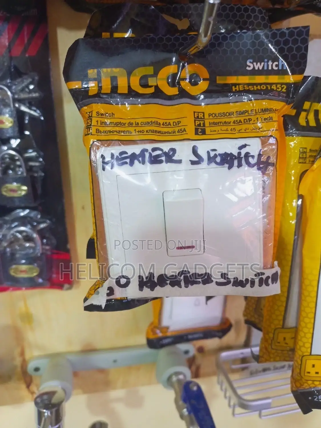 Water Heater Switch