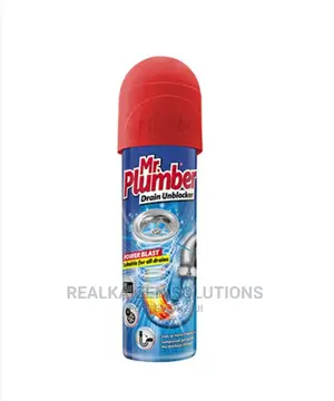 MR PLUMBER Drain Unblocker Power Blast Aerosol 180ml