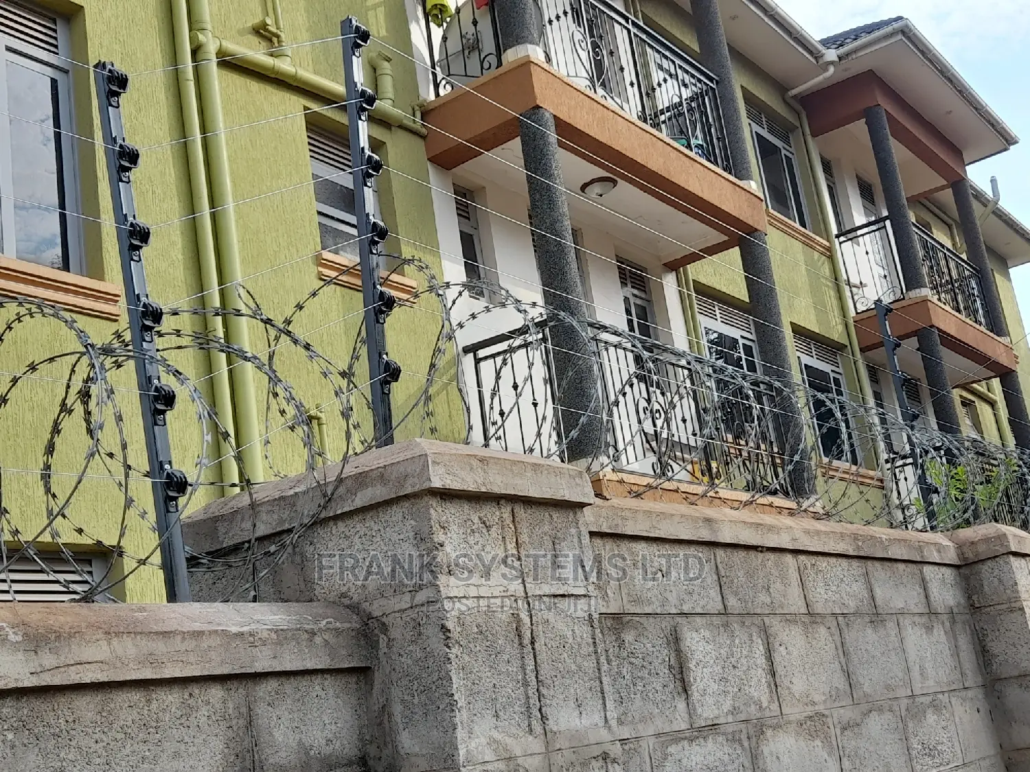 Electric Fencing for Perimeter Wall