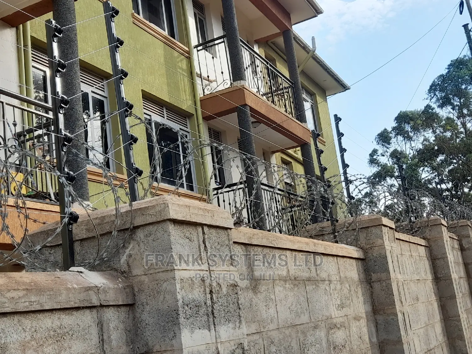 Electric Fencing for Perimeter Wall