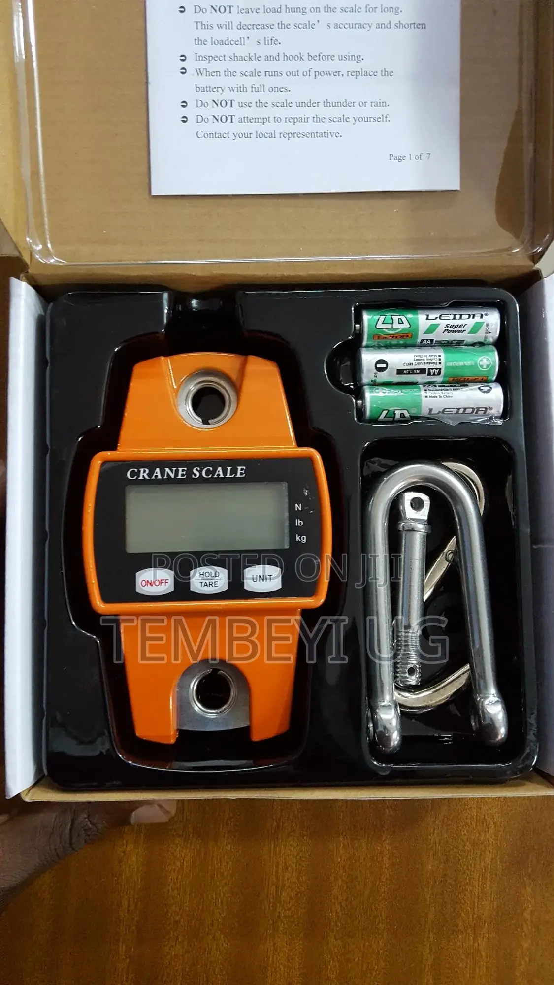 Crane Weighing Scale