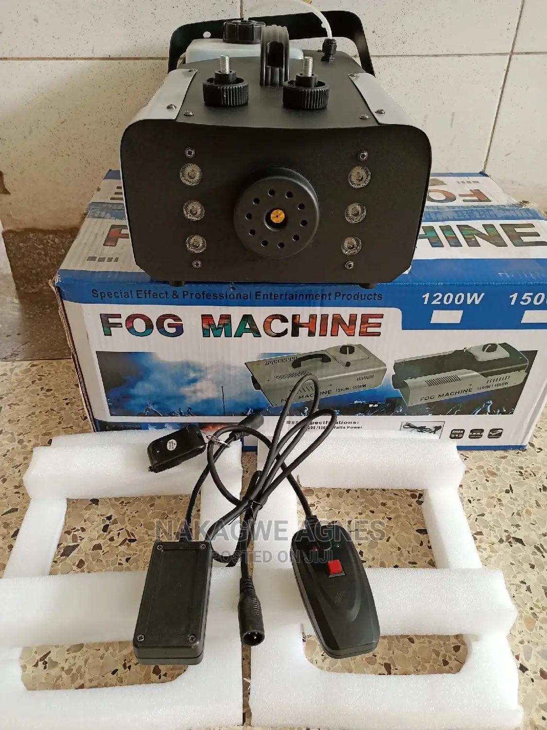 Fog Machine With It's Lights
