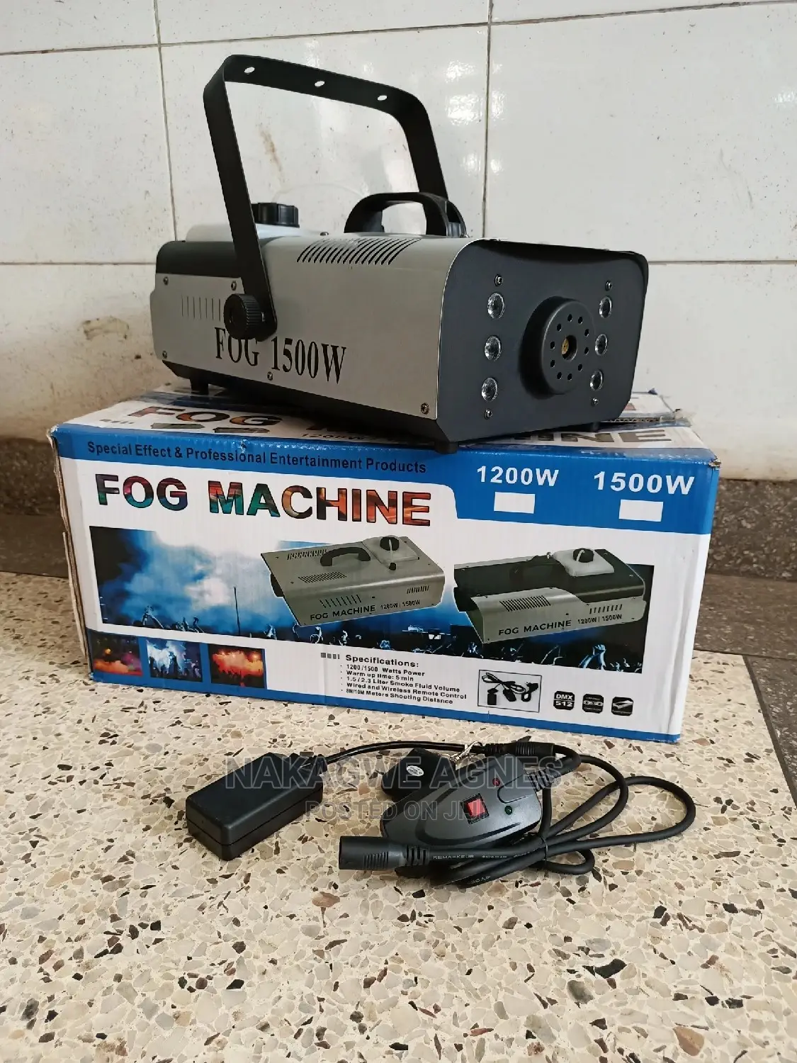 Fog Machine With It's Lights