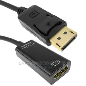  Displayport Male DP to HDMI Female Video Adaptor Cable