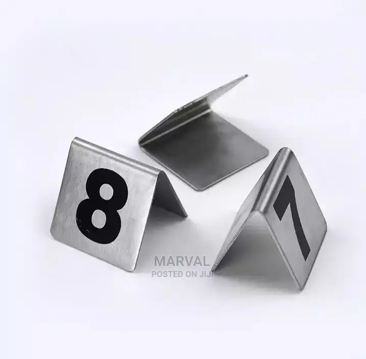 Restaurants Table Numbers
