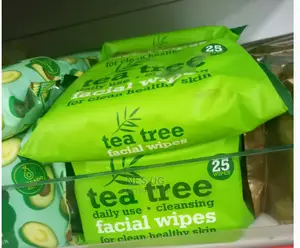 Tea Tree Acne Pimples Treatment Facial Make Up Wipes