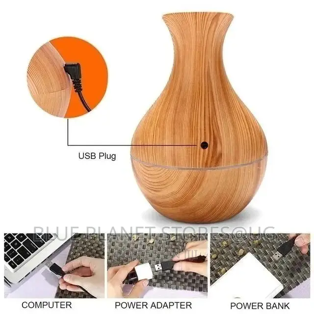 USB LED Ultrasonic Aroma Humidifiers || 130ml || 3W